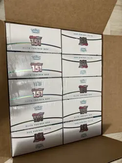 SV3.5 Pokemon 151 ETB Case, OPENED, EMPTY, No Cards Included, Sleeve, No Packs - Image 1