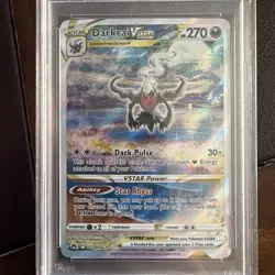 Darkrai VSTAR PSA 10 English Pokemon Card GG50 Crown Zenith 2023 - Image 2