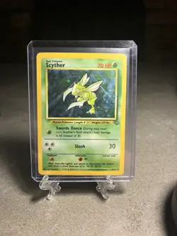 Pokemon Scyther Holo Rare Card Jungle Edition 10/64 Unlimited - Image 2