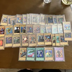 Yu-Gi-Oh 43X CARD LEGEND BLUE EYES LOB 1ST EDITION CARD LOT RARES & SHORT PRINTS - Image 1