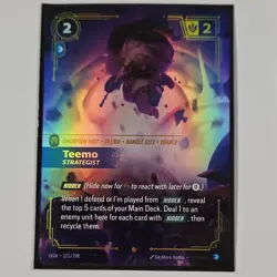 Teemo Strategist Hidden Holo League of Legends 121/298 Six More Vodka Card Stock - Image 1