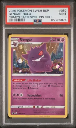 SWSH: Sword & Shield Promo Cards #SWSH052 Gengar PSA 9 - Image 1