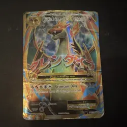 Pokemon M Charizard EX 101/108 Mega Full Art Ultra Rare Holo Evolutions Card - Image 1