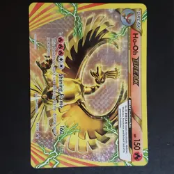 Pokemon Ho-Oh BREAK XY154 Foil Fire 150 HP Shining Flame Card English 2016 - Image 1