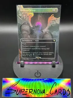 MTG Final Fantasy Brilliant Wings Borderless Foil R 0454 NM - Image 1