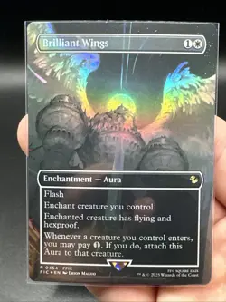 MTG Final Fantasy Brilliant Wings Borderless Foil R 0454 NM - Image 2