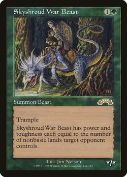 Skyshroud War Beast Retro Frame Regular - Exodus MTG-LP - Image 1