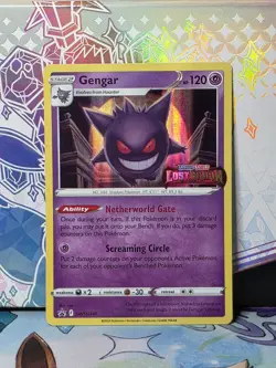 Pokemon TCG Gengar SWSH241 Black Star Promo Lost Origin Holo Card Nm - Image 1