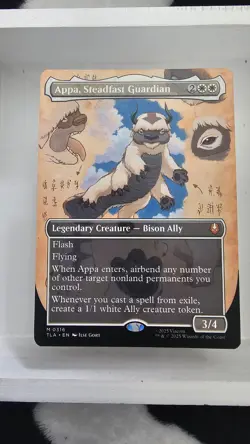Appa, Steadfast Guardian (Borderless) Avatar: The Last Airbender NM (509737) - Image 1