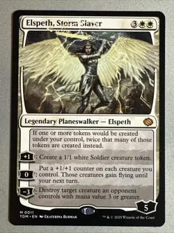 MTG / Elspeth, Storm Slayer / TDM / #11 / Regular / Mythic / NM - Image 1