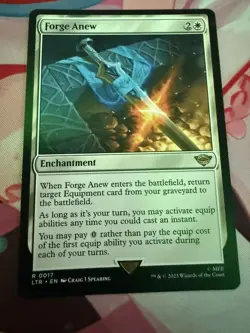 MTG Forge Anew, LOTR: Tales of Middle Earth #17, Excellent Condition MTG - Image 1