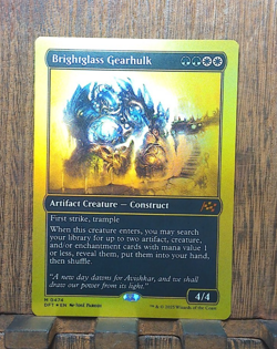 MTG👌 Brightglass Gearhulk (First-Place Foil) Aetherdrift NEAR MINT...❤💕 - Image 1