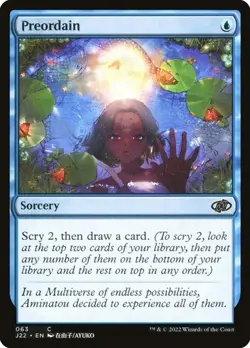 NM Preordain, MTG, Jumpstart 2022, Magic the Gathering, 63 - Image 1