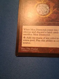 Mox Diamond Stronghold LP Magic MTG - Image 3