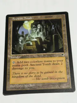 Ancient Tomb Tempest NM-/LP MTG Magic the Gathering CCG - Image 1