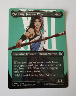 MtG Fang, Fearless l'Cie (FIN-0381) Uncommon Showcase English MINT - Image 1