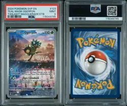 Teal Mask Ogerpon 123 Sv: Scarlet & Violet Promo Cards Holo PSA 9 - Image 3