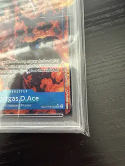 One Piece TCG Portgas.D.Ace OP08-052 Royal Blood Foil Treasure Rare Card PSA 10 - Image 4