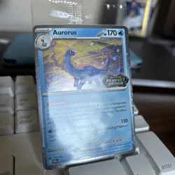 Aurorus 024/088 - Cosmo Holo - Pokemon Perfect Order Stamped Promo SEALED - Image 2