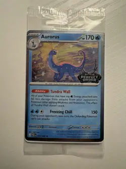 Aurorus 024/088 - Cosmo Holo - Pokemon Perfect Order Stamped Promo Sealed - Image 1