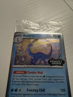 Aurorus 024/088 - Cosmo Holo - Pokemon Perfect Order Stamped Promo Sealed - Image 3