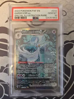Pokemon TCG Gardevoir EX Special Illustration Paldean Fates Card 233/091 PSA 10 - Image 1