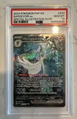 Pokemon TCG Gardevoir EX Special Illustration Paldean Fates Card 233/091 PSA 10 - Image 1