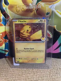 Pikachu Cosmos Holo Promo 2026 Pokemon Day 051/162 - Image 1