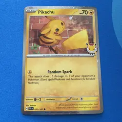 Pokemon - Pikachu (Pokemon Day 2026) - 051/162 - Promo - Holo - Common NM - Image 1