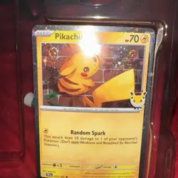 2026 Pokemon Day Pikachu 051/162 Stamped Promo DOUBLE HOLO SWIRL 🌀🌀 NM 🔥 - Image 1