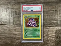 Pokemon Nidoking 1st Edition Base Set 11/102 PSA 3 - Image 1