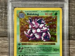 Pokemon Nidoking 1st Edition Base Set 11/102 PSA 3 - Image 3