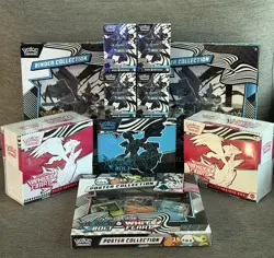 Pokemon TCG Scarlet & Violet – Black Bolt / White Flare Etb Bundle! - Image 1