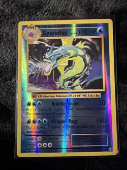 Pokemon Gyarados TCG Reverse Holo Rare Evolutions 34/108 - Image 1
