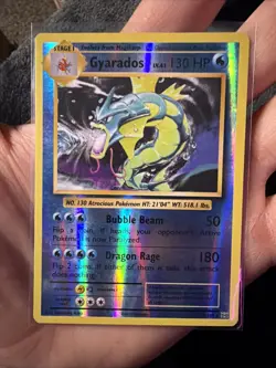 Pokemon Gyarados TCG Reverse Holo Rare Evolutions 34/108 - Image 3