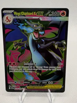 Pokemon Mega Charizard X EX Phantasmal Flames Ultra Rare Holo 109/094 360 HP - Image 1