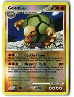 Golem ⭐ 29/132 Reverse Holo Rare Secret Wonders 2007 Pokemon NM - Image 1