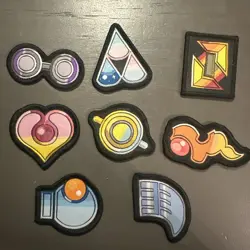 2014 Gym Leader League Patch Badge Iron On Pin Pokemon Pokemon Promo TCG - Image 1