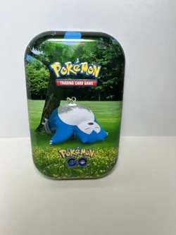 Pokemon Go Trading Card Game Empty Mini Tin Snorlax #143 - Image 1