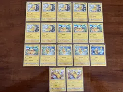 Pokemon TCG Pikachu Lot 17 Cards 66/236 30/111 19/68 55/236 56/236 English - Image 1