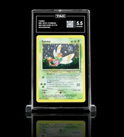 2001 POKEMON NEO DISCOVERY #17 YANMA-HOLO TAG 5.5 - Image 1