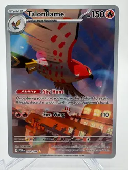 Talonflame 91/88 Illustration Rare Holo Card - Pokemon Perfect Order - Image 1
