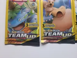 Pokemon Sun&Moon Team Up Dollar Pack Art Set 3 Card Packs 2019 - Image 3