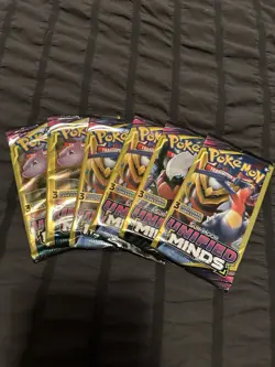 Unified Minds Dollar General 3 Card Blister Pack Pokemon TCG Factory Sealed New - Image 1
