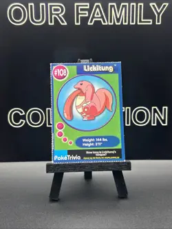 Lickitung #108 Pokemon Burger King PokeTrivia Trading Card - Image 1