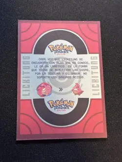 CARD POKEMON EJ VOL. I #108 LICKITUNG 2020 Kanto PERU South America Edition TCG - Image 2