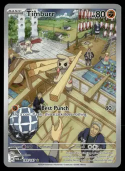 Timburr - SV06: Twilight Masquerade 183/167 Pokemon TCG - Image 1