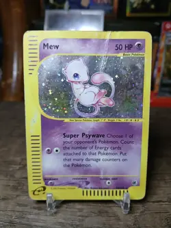 Mew - 19/165 - Pokemon Expedition Holo Rare Card Damaged! - Image 1