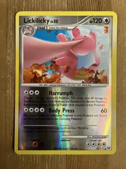 Lickilicky - 33/127 - Rare - Reverse Holo LP, English Pokemon Platinum - Image 1
