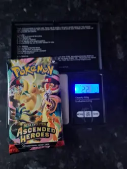 Pokemon TCG Ascended Heroes Heavy 22.78g Sealed Booster Pack - Image 1